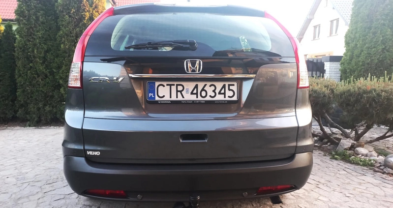 Honda CR-V cena 56999 przebieg: 236500, rok produkcji 2014 z Toruń małe 781